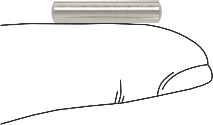 Paslanmaz Çelik Tam Oynaklı Pim, 5/32" Çap, 3/4" Uzunluk