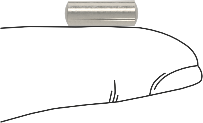 Paslanmaz Çelik Tam Oynaklı Pim, 3/16" Çap, 1/2" Uzunluk