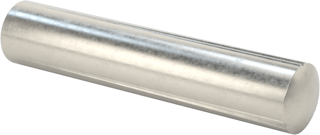 Paslanmaz Çelik Tam Oynaklı Pim, 1/4" Çap, 1-1/4" Uzunluk