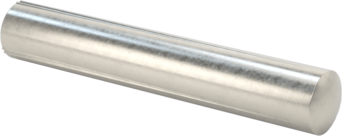 Paslanmaz Çelik Tam Oynaklı Pim, 1/4" Çap, 1-1/2" Uzunluk
