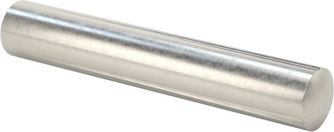 Paslanmaz Çelik Tam Oynaklı Pim, 1/4" Çap, 1-1/2" Uzunluk