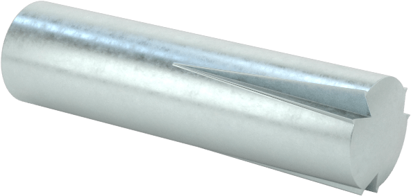 Yarım Yivli Pim, Konik Yiv, 3 mm Çap, 12 mm Uzunluk