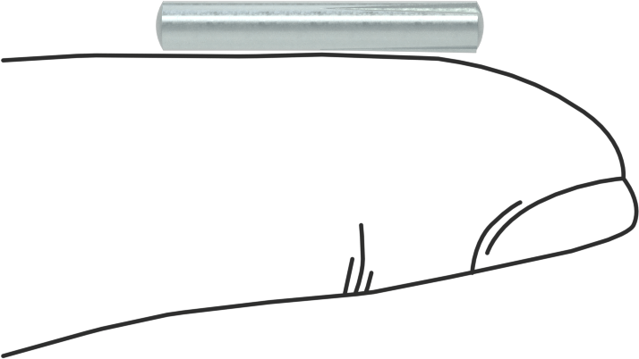 Yarım Yivli Pim, Konik Yiv, 3 mm Çap, 20 mm Uzunluk