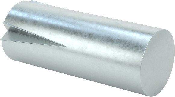 Yarım Yivli Pim, Konik Yiv, 3 mm Çap, 8 mm Uzunluk