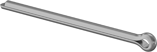 Pirinç Çatal Pimler, 1/16" Çap, 1" Uzunluk