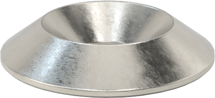 18-8 Paslanmaz Çelik Sonlandırma Pul, M2,5 Vida Boyutu için, 2.7 mm ID, 9.0 mm OD