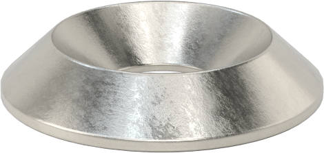 18-8 Paslanmaz Çelik Sonlandırma Pul, M6 Vida Boyutu için, 6.4 mm ID, 18 mm OD