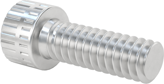 Alüminyum Soket Başlı Vida, 2-56 Diş Boyutu, 1/4" Uzunluk