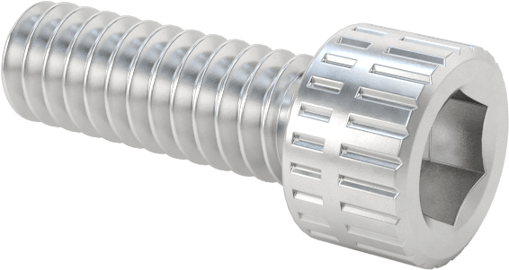 Alüminyum Soket Başlı Vida, 2-56 Diş Boyutu, 1/4" Uzunluk