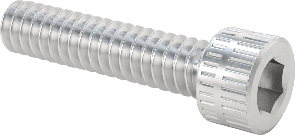 Alüminyum Soket Başlı Vida, 4-40 Diş Boyutu, 1/2" Uzunluk