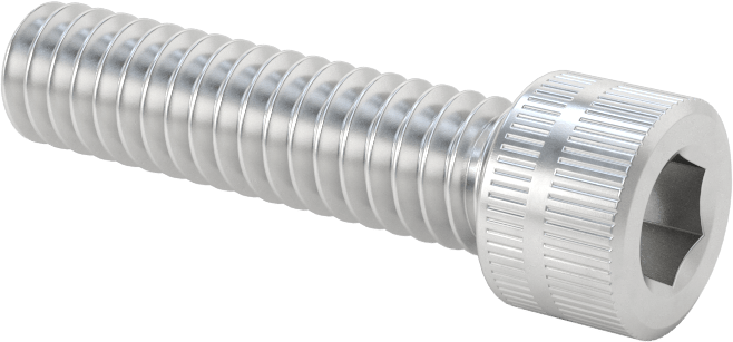 Alüminyum Soket Başlı Vida, 1/4"-20 Diş Boyutu, 1" Uzunluk