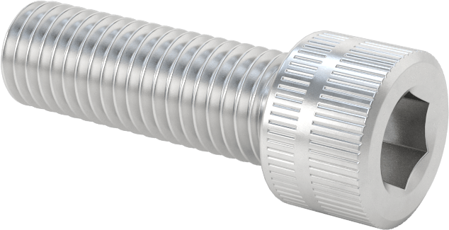 Alüminyum Soket Başlı Vida, 1/4"-28 Diş Boyutu, 3/4" Uzunluk