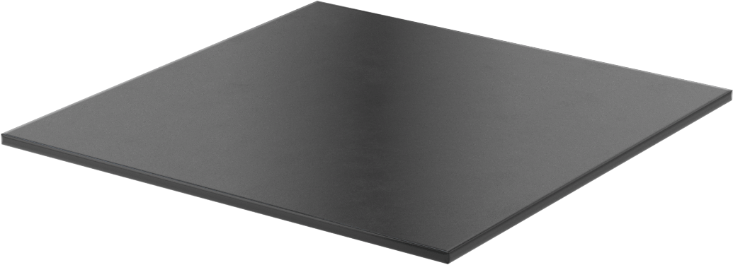 Hafif Hizmet Tipi Hava Koşullarına Dayanıklı EPDM Kauçuk Levha, 6" x 6" x 1/8"