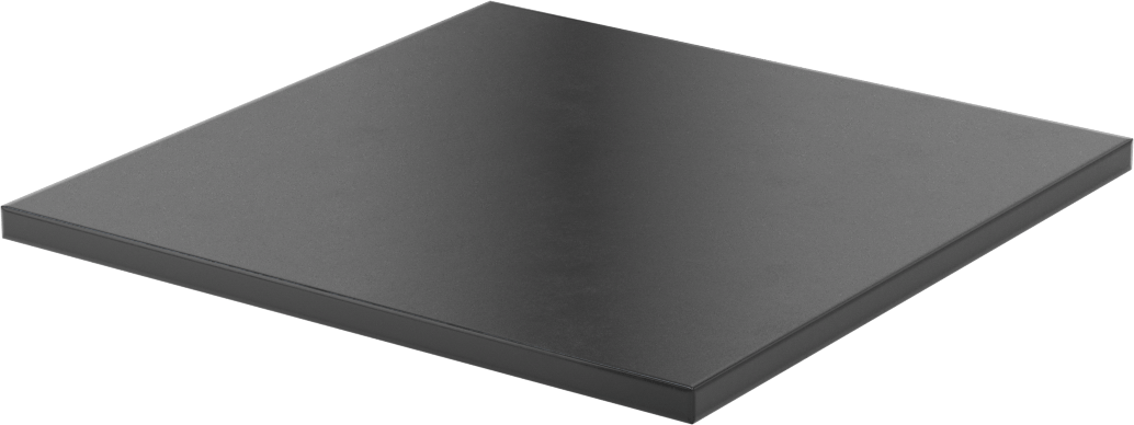 Hafif Hizmet Tipi Hava Koşullarına Dayanıklı EPDM Kauçuk Levha, 6" x 6" x 1/4"