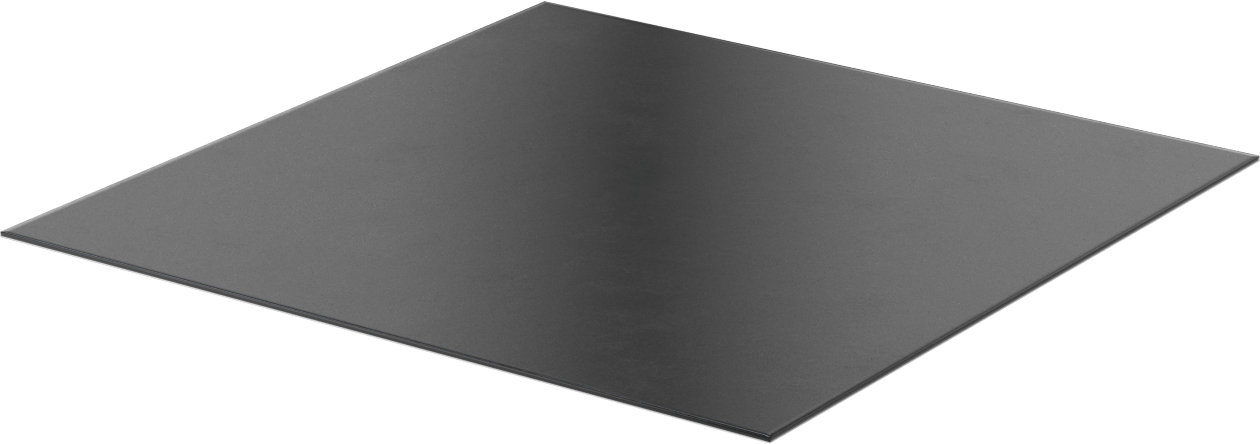 Hafif Hizmet Tipi Hava Koşullarına Dayanıklı EPDM Kauçuk Levha, Yapışkan Arka Yüzeyli, 12" x 12" x 1/16"