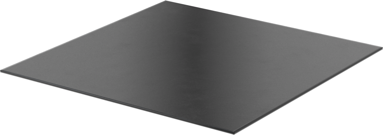 Hafif Hizmet Tipi Hava Koşullarına Dayanıklı EPDM Kauçuk Levha, Yapışkan Arka Yüzeyli, 12" x 12" x 3/32"