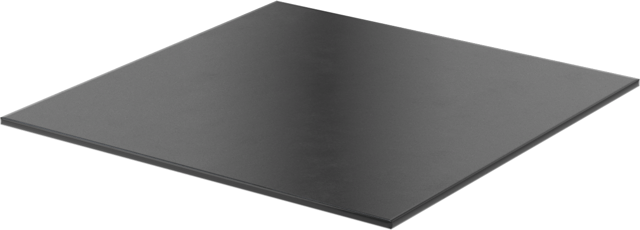 Hafif Hizmet Tipi Hava Koşullarına Dayanıklı EPDM Kauçuk Levha, Yapışkan Arka Yüzeyli, 12" x 12" x 3/16"