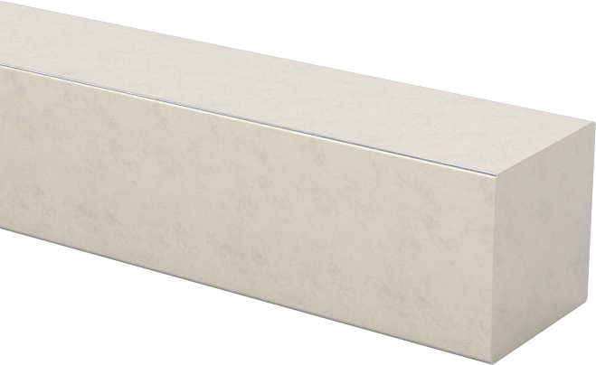 316-316L Paslanmaz Çelik Makine Anahtar Stoku, 12" Uzunluk, 3/16“ Yükseklik x 3/16” Genişlik, Büyük Boy
