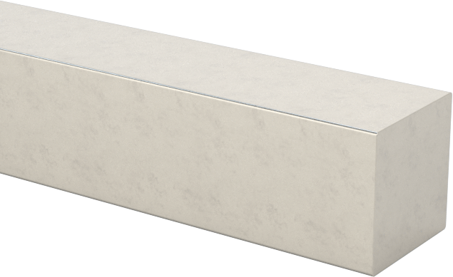 316-316L Paslanmaz Çelik Makine Anahtar Stoku, 12" Uzunluk, 7/64“ Yükseklik x 7/64” Genişlik, Büyük Boy