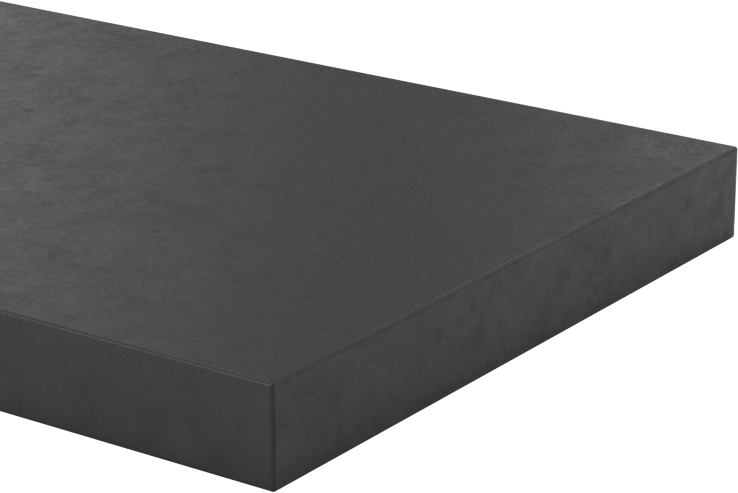 Hafif Hizmet Tipi Hava Koşullarına Dayanıklı EPDM Kauçuk Şerit, 2" x 36" x 1/4"