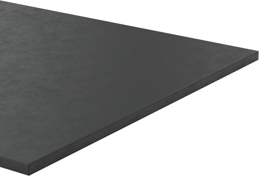 Hafif Hizmet Tipi Hava Koşullarına Dayanıklı EPDM Kauçuk Şerit, Yapışkan Arka Yüzeyli, 4" x 36" x 3/32"
