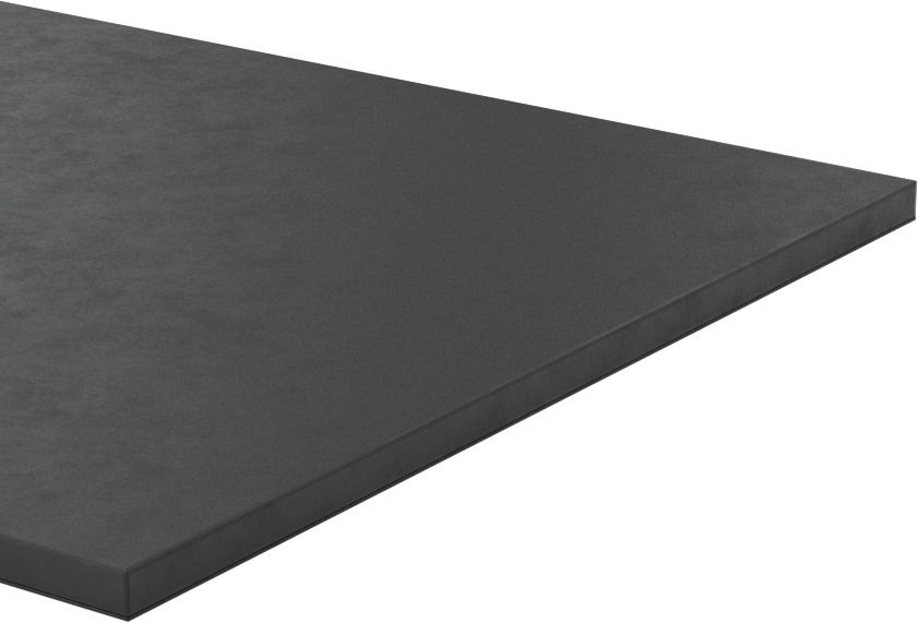 Hafif Hizmet Tipi Hava Koşullarına Dayanıklı EPDM Kauçuk Şerit, Yapışkan Arka Yüzeyli, 4" x 36" x 1/8"