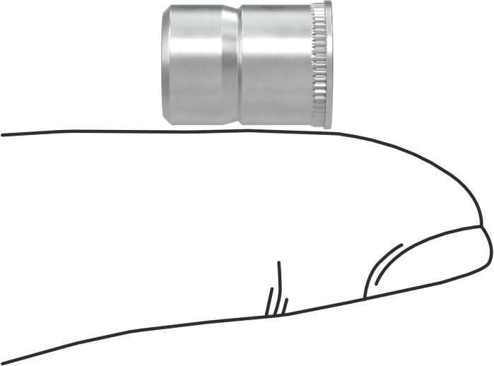 Düşük Profilli Perçin Somunu, Kalay-Çinko Kaplı Çelik, 1/4"-20 İç Diş, 1/2" Uzunluk