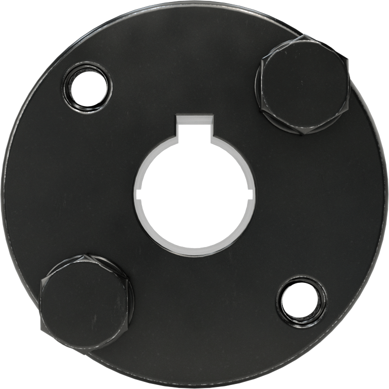 Yarık Konik Burç, 5/8" Mil Çapı için G Stili, Çelik