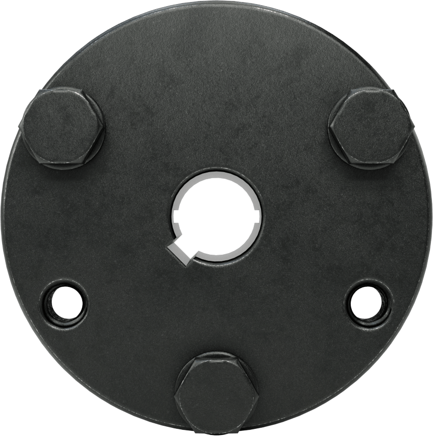 Yarık Konik Burç, 5/8" Mil Çapı için Makine Anahtarlı P1 Stili, Çelik