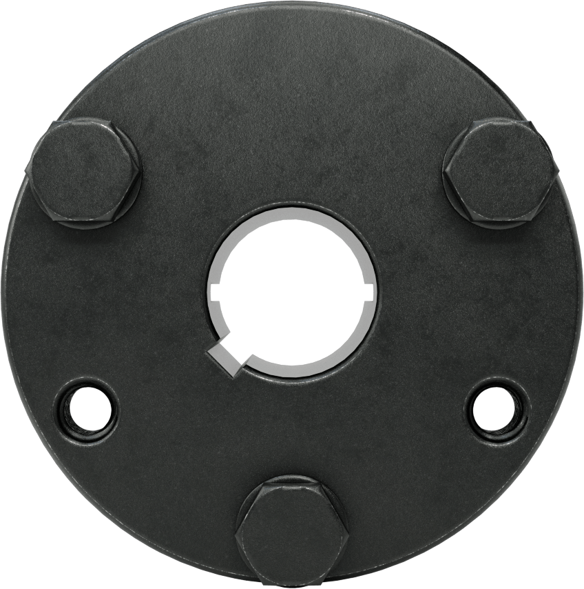 Yarık Konik Burç, 7/8" Mil Çapı için Makine Anahtarlı P1 Stili, Çelik