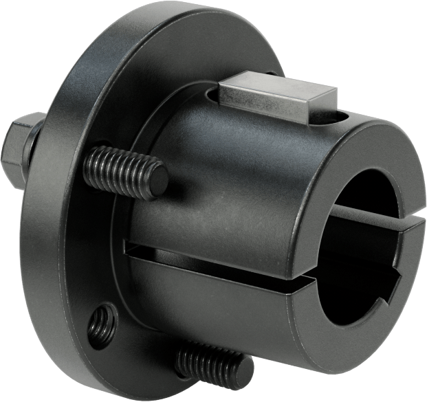 Yarık Konik Burç, 1-1/8" Mil Çapı için Makine Anahtarlı P1 Stili, Çelik