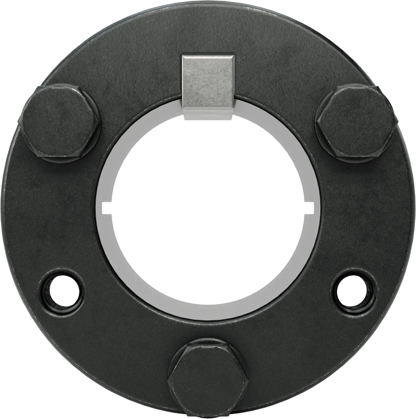 Yarık Konik Burç, 1-5/8" Mil Çapı için Makine Anahtarlı P1 Stili, Çelik