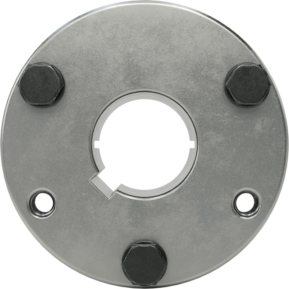 Yarık Konik Burç, 1-1/2" Mil Çapı için Makine Anahtarlı Q1 Stili, Çelik