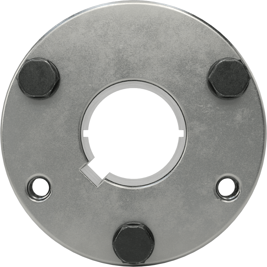 Yarık Konik Burç, 1-5/8" Mil Çapı için Makine Anahtarlı Q1 Stili, Çelik