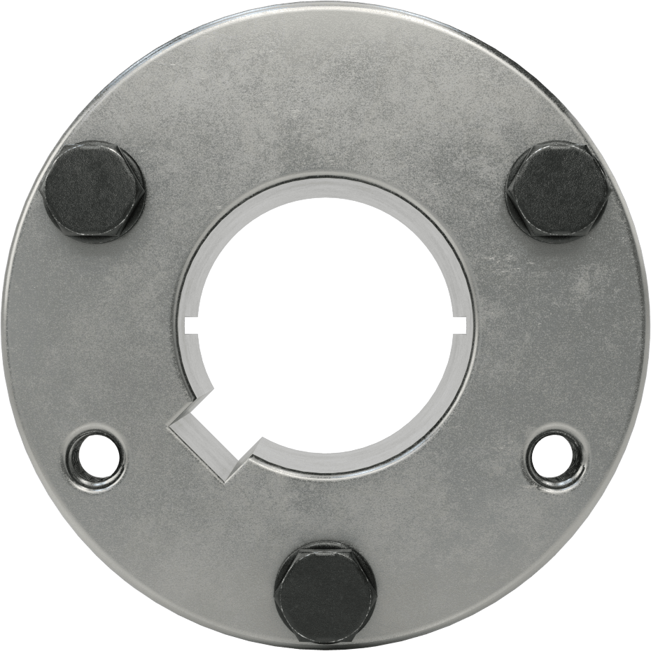 Yarık Konik Burç, 1-7/8" Mil Çapı için Makine Anahtarlı Q1 Stili, Çelik