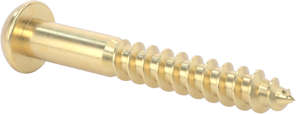 Pirinç Phillips Dekoratif Yuvarlak Başlı Vidalar, Ahşap için, 3 Boyutu, 3/4" Uzunluk
