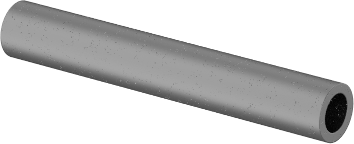 Titanyum Dişsiz Ara Parça, 1/4" OD, 1-5/8 inç Uzunluk