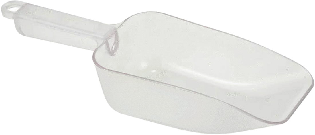 Plastik Kepçe, Düz Tabanlı, 20 FL. oz. Kapasite
