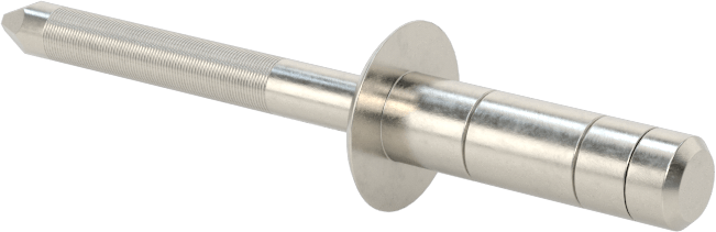Wd-Kalınlık-Aralığı Yüksek Mukavemetli Kör Perçinler, 18-8 Paslanmaz Çelik, Kubbeli Başlık, 3/16" Çap, 0,059“-0,354” Kalınlık için