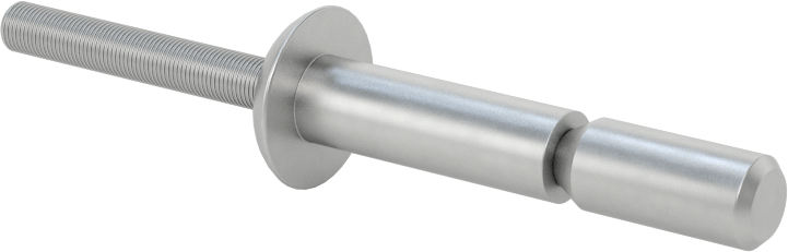 Wd-Kalınlık-Aralığı Yüksek Mukavemetli Kör Perçinler, 18-8 Paslanmaz Çelik, Kubbeli Başlık, 1/4" Çap, 0,35“-0,625” Kalınlık için