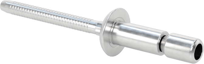 Wd-Kalınlık-Aralığı Yüksek Mukavemetli Kör Perçinler, Alüminyum, Kubbeli Başlık, 3/16" Çap, 0,062“-0,27” Kalınlık için