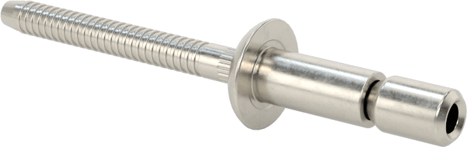 Wd-Kalınlık-Aralığı Yüksek Mukavemetli Kör Perçinler, 18-8 Paslanmaz Çelik, Kubbeli Başlık, 3/16" Çap, 0,062“-0,272” Kalınlık için