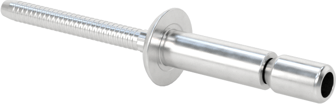 Wd-Kalınlık-Aralığı Yüksek Mukavemetli Kör Perçinler, Alüminyum, Kubbeli Başlık, 3/16" Çap, 0,214“ - 0,437” Kalınlık için