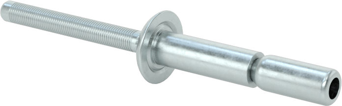 Wd-Kalınlık-Aralığı Yüksek Mukavemetli Kör Perçinler, Çinko Kaplı Çelik, 3/16" Çap, 0,062“ - 0,437” Kalınlık için