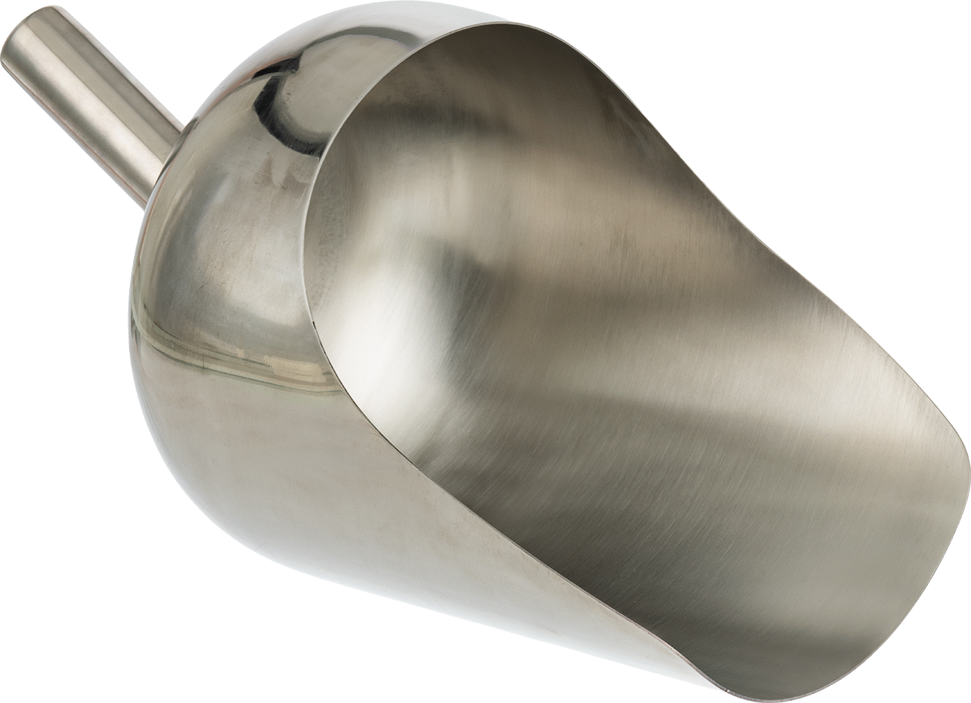 Sıhhi Metal Kepçe, Yuvarlak Taban, 160 FL. oz Kapasite, 8" Genişlik x, 10" Uzunlukta Çanak