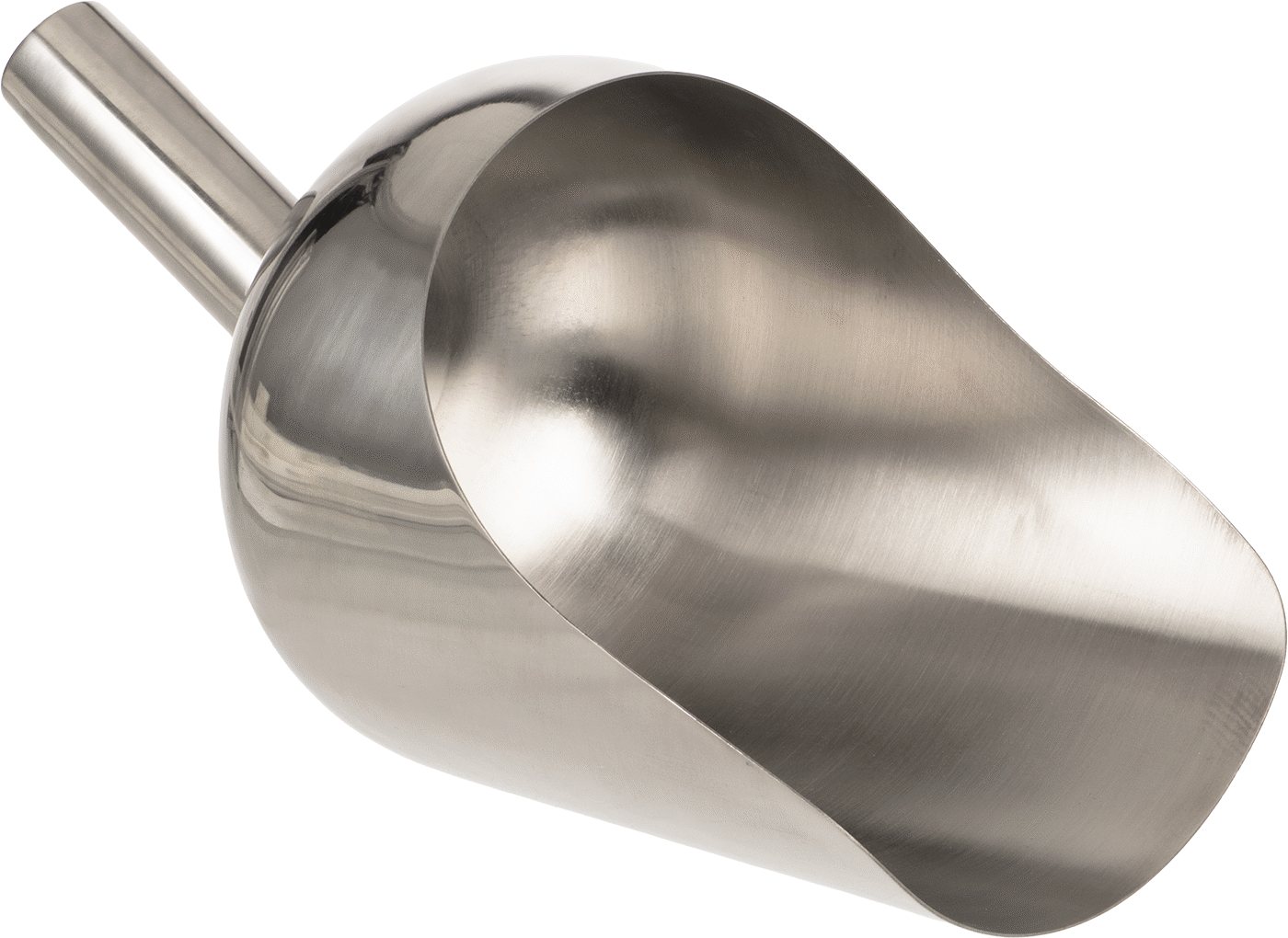 Sıhhi Metal Kepçe, Yuvarlak Taban, 128 FL. oz Kapasite, 6-1/4" Genişlik x, 8,5" Uzunlukta Kase