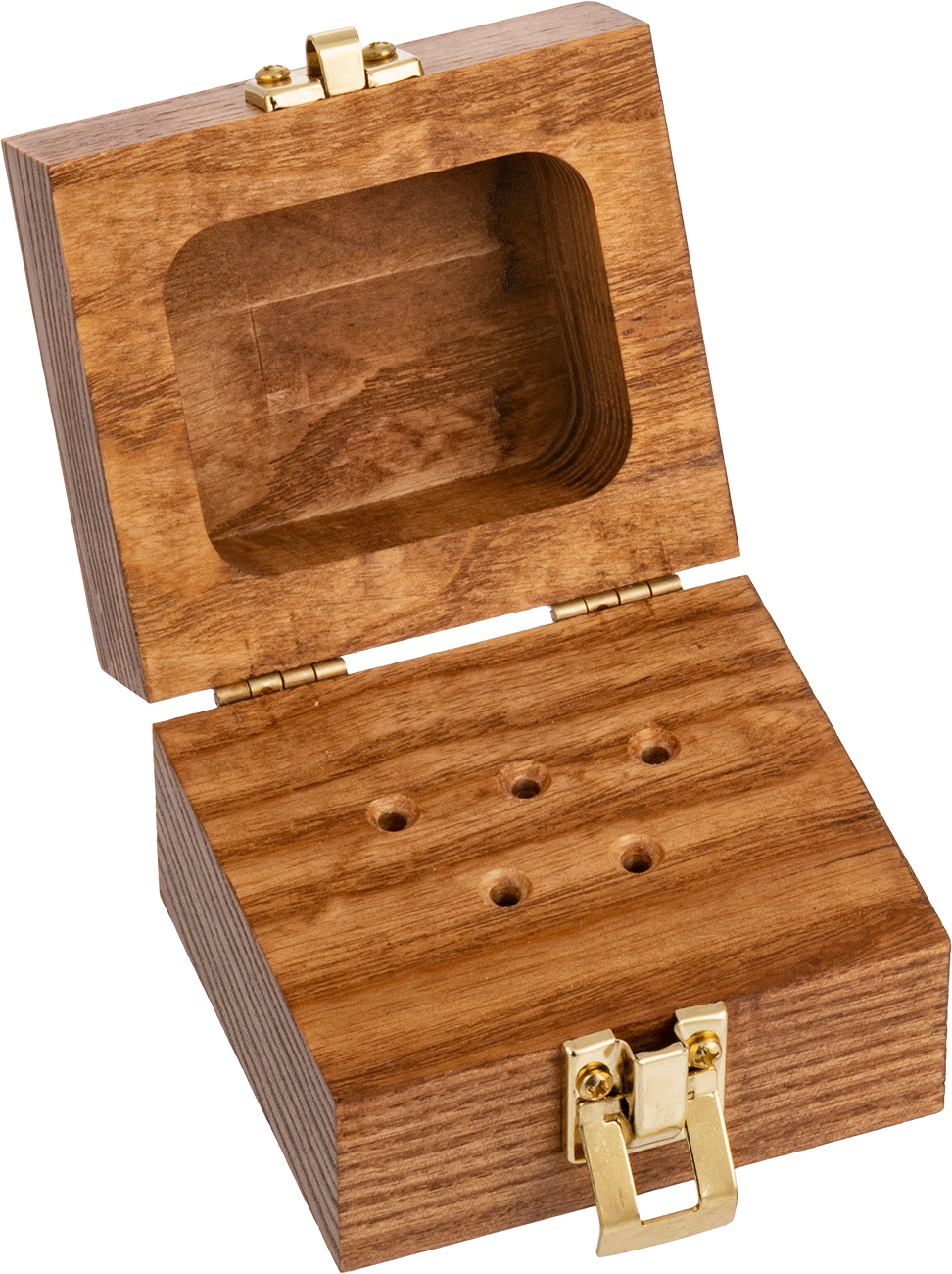 Bur Konteyneri, Ahşap Kutu, 5 Frez için, 1/8" şaft çapı için