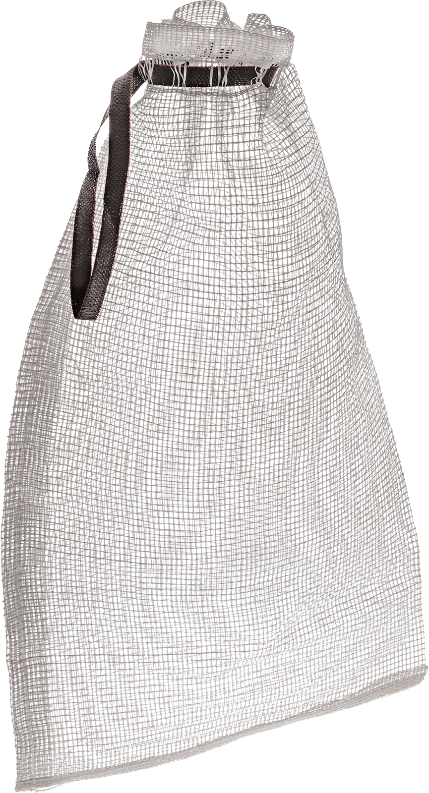 Hasır İpli Saklama Çantası, Polipropilen Kumaş, İnce Örgü, 15“ Genişlik x 25” Yükseklik, Beyaz
