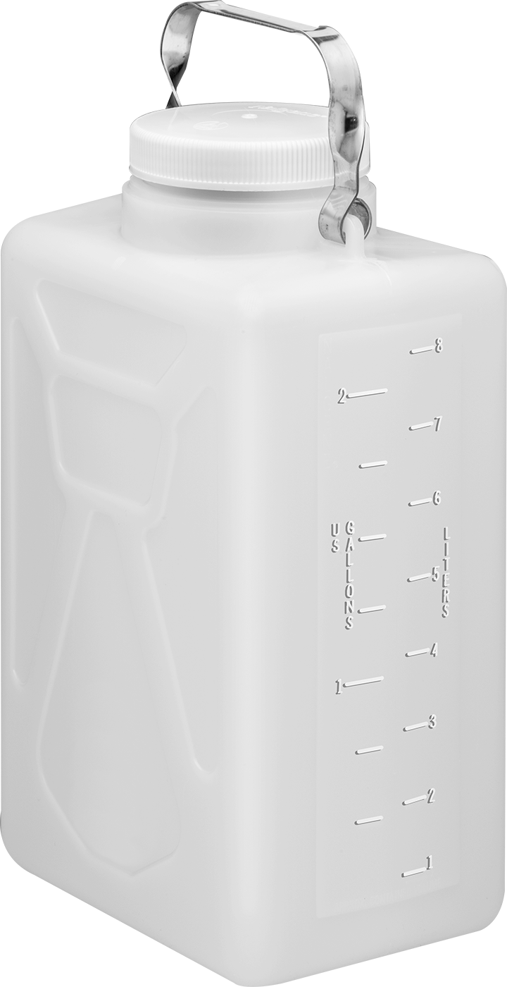 HDPE Damacana, 2 Galon Kapasite, 6" Genişlik