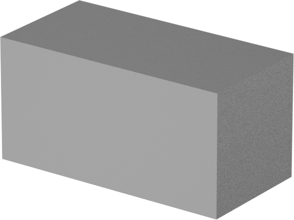 Makine Anahtarı, 1008-1045 Karbon Çelik, 1/8" x 1/8", 1/4" Uzunluk, Küçük Boyutlu